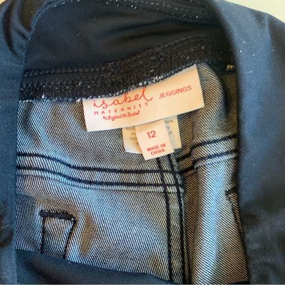 Isabel Maternity by Ingrid & Isabel Black Jeggings - Picture 3 of 5